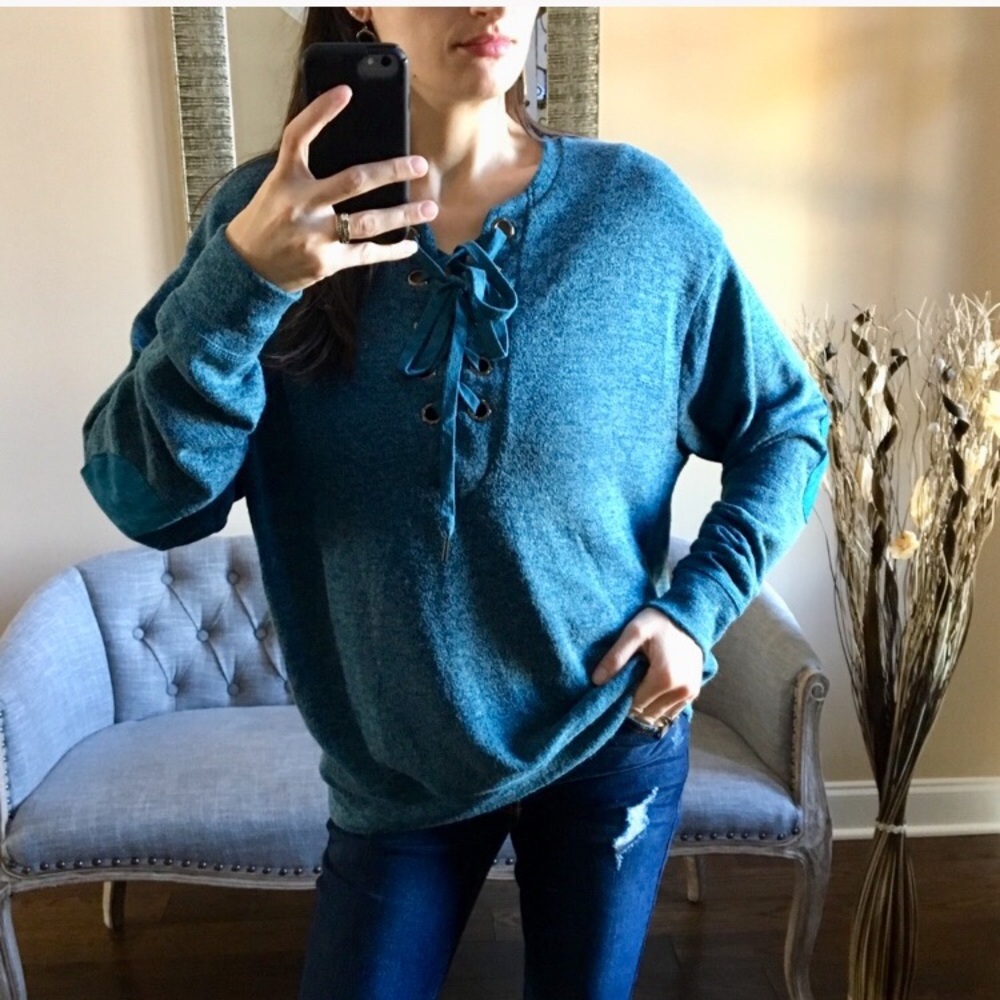 Oversized Long Sleeve Umgee Sweater - Picture 3 of 8